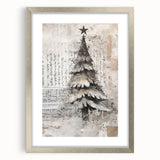 Elegant Christmas Tree Art Print - Holiday Decor for Festive Charm