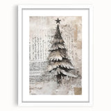 Elegant Christmas Tree Art Print - Holiday Decor for Festive Charm