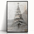 Elegant Christmas Tree Art Print - Holiday Decor for Festive Charm