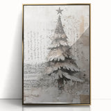 Elegant Christmas Tree Art Print - Holiday Decor for Festive Charm
