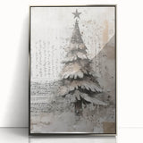 Elegant Christmas Tree Art Print - Holiday Decor for Festive Charm