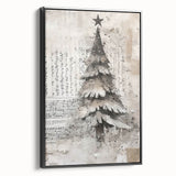 Elegant Christmas Tree Art Print - Holiday Decor for Festive Charm
