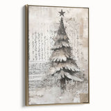 Elegant Christmas Tree Art Print - Holiday Decor for Festive Charm