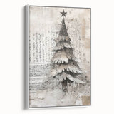 Elegant Christmas Tree Art Print - Holiday Decor for Festive Charm