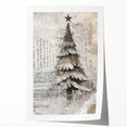 Elegant Christmas Tree Art Print - Holiday Decor for Festive Charm