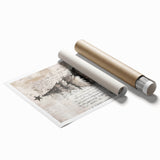 Elegant Christmas Tree Art Print - Holiday Decor for Festive Charm