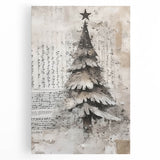 Elegant Christmas Tree Art Print - Holiday Decor for Festive Charm