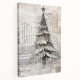 Elegant Christmas Tree Art Print - Holiday Decor for Festive Charm