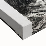 Historical Artwork - Manet's Civil War Scene, Dramatic Black & White Print