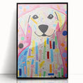 Kids Room Wall Art – Colorful Dog Illustration for Playroom