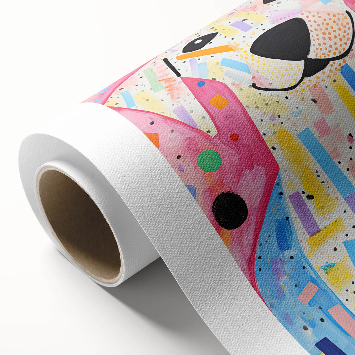 Kids Room Wall Art – Colorful Dog Illustration for Playroom