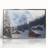 Framed acrylic landscape artwork showcasing a serene countryside scene with rolling hills and vibrant greenery, elegantly displayed in a sleek silver frame, ideal for home decor.