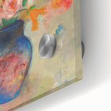 Modern Wall Art: Odilon Redon's Vibrant Floral Vase in Pastel Hues