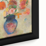 Modern Wall Art: Odilon Redon's Vibrant Floral Vase in Pastel Hues