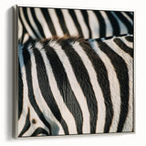 Framed canvas depicting a landscape art painting with a black vintage poster style, featuring colorful natural scenery.