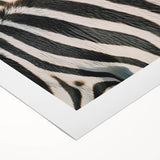 Art deco poster featuring a close-up of an animal in muted earth tones on rolled canvas, suitable for dining room decor.