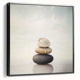 Black and white landscape art painting on framed canvas, featuring a detailed tree silhouette, ideal for bedroom wall decor.