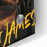 LeBron James Pop Art Wall Art - Bold King James Canvas Print