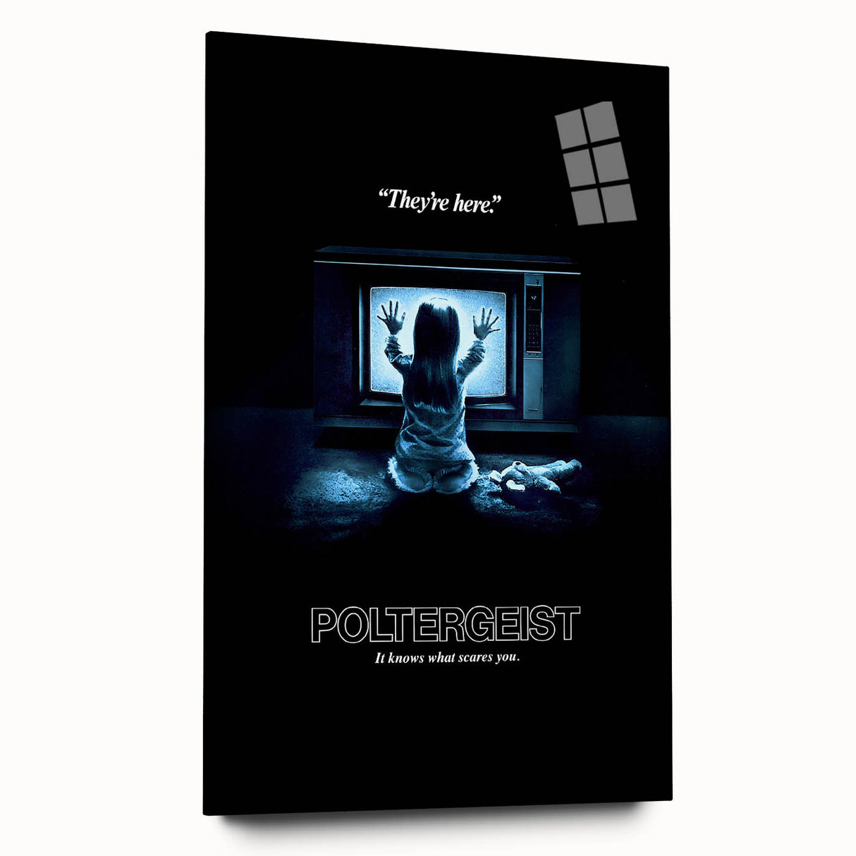 Retro Poltergeist Poster Art - Vintage 80s Horror Movie Prints