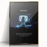 Retro Poltergeist Poster Art - Vintage 80s Horror Movie Prints