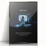 Retro Poltergeist Poster Art - Vintage 80s Horror Movie Prints