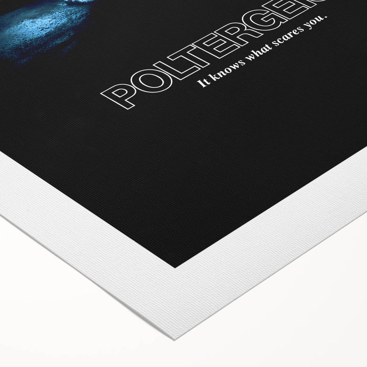 Retro Poltergeist Poster Art - Vintage 80s Horror Movie Prints