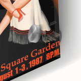 Vintage Bon Jovi 1987 Madison Square Garden Poster - Retro Music Art