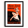 Vintage Bon Jovi 1987 Madison Square Garden Poster - Retro Music Art