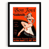 Vintage Bon Jovi 1987 Madison Square Garden Poster - Retro Music Art