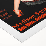 Vintage Bon Jovi 1987 Madison Square Garden Poster - Retro Music Art