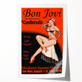 Vintage Bon Jovi 1987 Madison Square Garden Poster - Retro Music Art