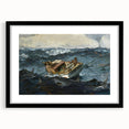 Dramatic Realism Ocean Scene | The Gulf Stream by Winslow Homer Print
