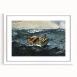 Dramatic Realism Ocean Scene | The Gulf Stream by Winslow Homer Print