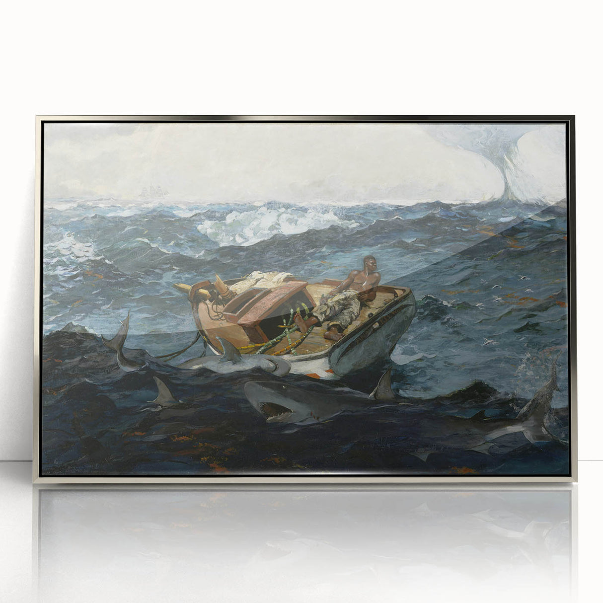 Dramatic Realism Ocean Scene | The Gulf Stream by Winslow Homer Print