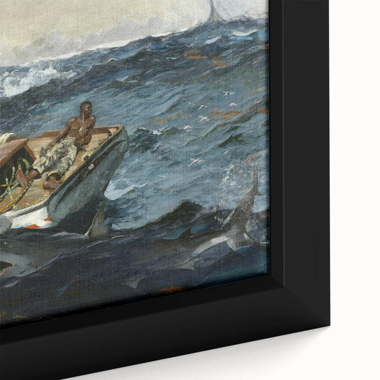 Dramatic Realism Ocean Scene | The Gulf Stream by Winslow Homer Print