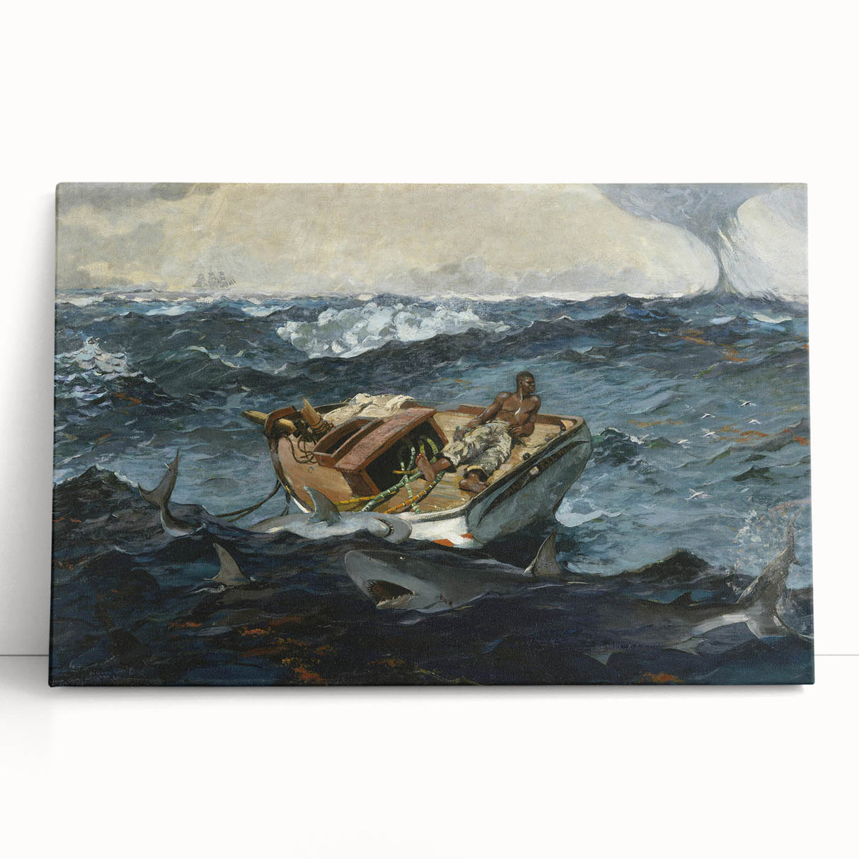 Dramatic Realism Ocean Scene | The Gulf Stream by Winslow Homer Print