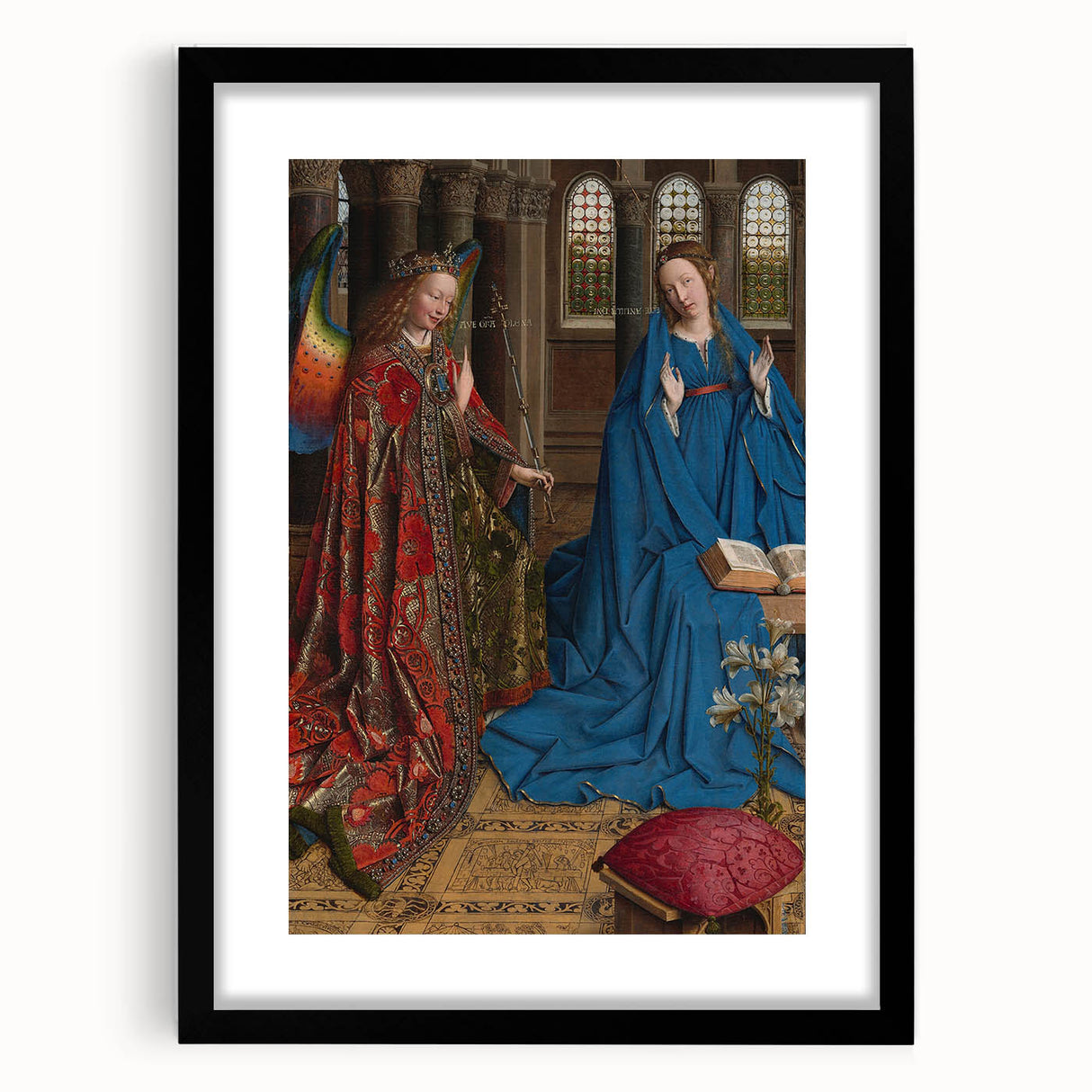 Jan van Eyck's The Annunciation: Renaissance Masterpiece Wall Art