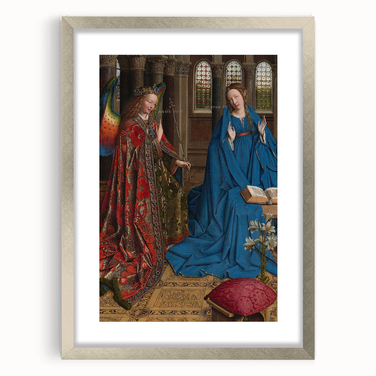 Jan van Eyck's The Annunciation: Renaissance Masterpiece Wall Art