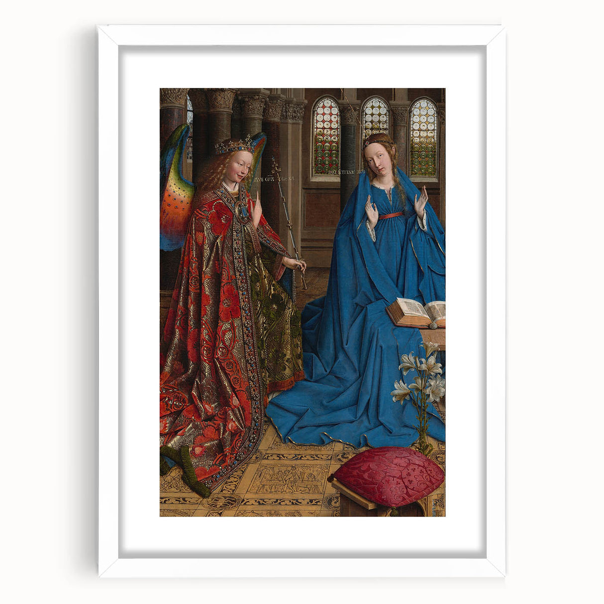 Jan van Eyck's The Annunciation: Renaissance Masterpiece Wall Art