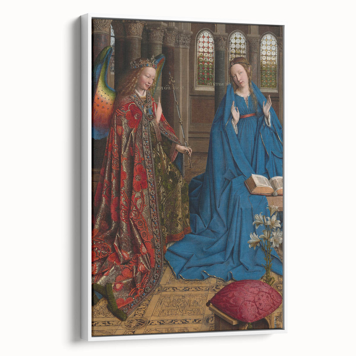 Jan van Eyck's The Annunciation: Renaissance Masterpiece Wall Art