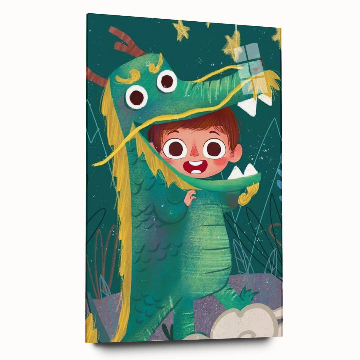 Dragon Costume Adventure - Boys Room Wall Art Kids Wall Art Prints