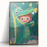 Dragon Costume Adventure - Boys Room Wall Art Kids Wall Art Prints