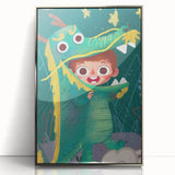 Dragon Costume Adventure - Boys Room Wall Art Kids Wall Art Prints