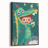 Dragon Costume Adventure - Boys Room Wall Art Kids Wall Art Prints