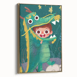 Dragon Costume Adventure - Boys Room Wall Art Kids Wall Art Prints