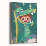 Dragon Costume Adventure - Boys Room Wall Art Kids Wall Art Prints