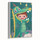 Dragon Costume Adventure - Boys Room Wall Art Kids Wall Art Prints