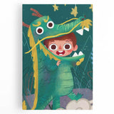Dragon Costume Adventure - Boys Room Wall Art Kids Wall Art Prints