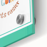 Kids' Room Educational Decor - Keep Going Motivational Print