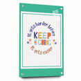 Kids' Room Educational Decor - Keep Going Motivational Print